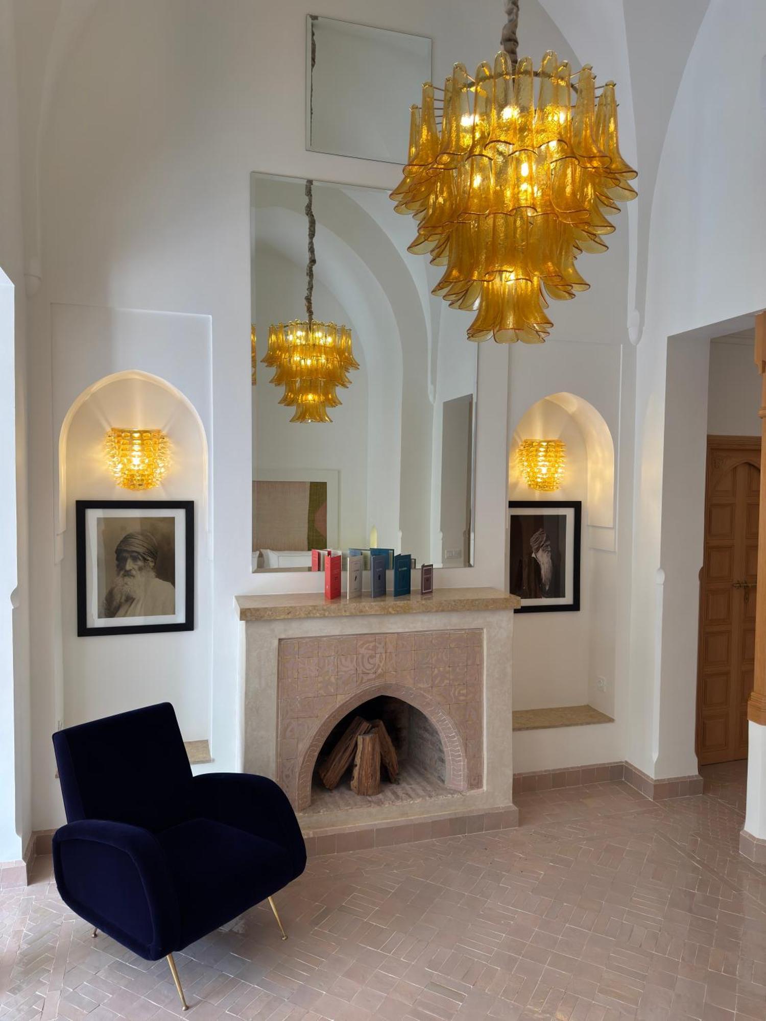 Les Deux Tours Hotel Marrakesh Exterior photo Interior of the Riad